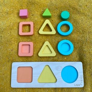 LOVEVERY stacking wooden shapes